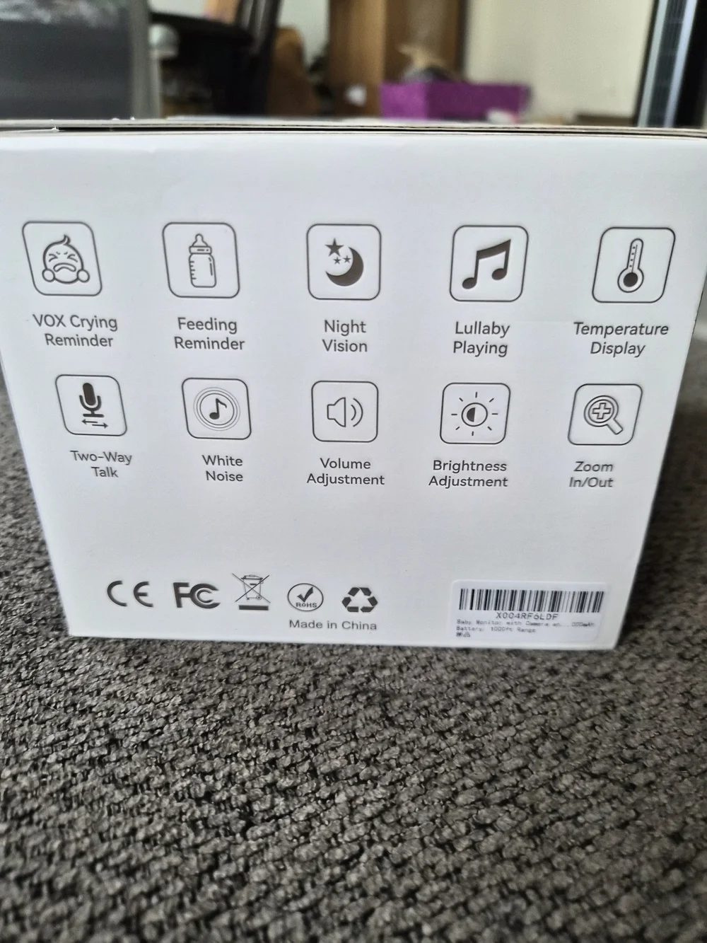Exnuor Video Baby Monitor - New